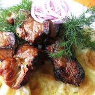 Шашлык из свиной шеи Фото