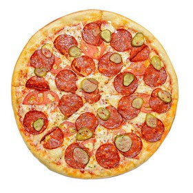 Пицца с салями - Фото