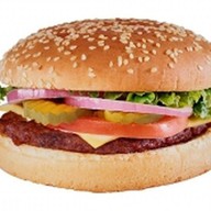 Гамбургер с говядиной Фото