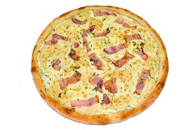 Сырная пицца с беконом - Фото