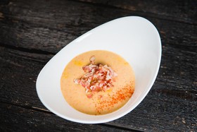 Крем-суп сырный с беконом - Фото