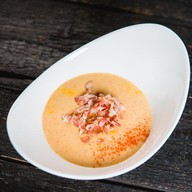 Крем-суп сырный с беконом Фото