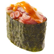 Спайси суши осминог Фото