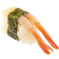 Суши сладкая креветка Фото
