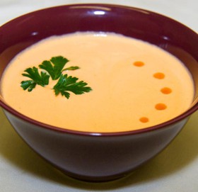Крем суп с лососем - Фото