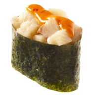 Спайси суши с окунем Фото
