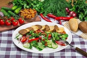 Тосканский овощной салат - Фото