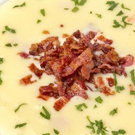 Картофельный крем-суп с Моцареллой Фото