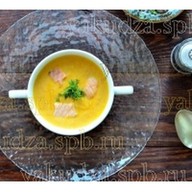 Крем-суп с лососем Фото