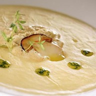 Картофельный крем-суп с белыми грибами Фото