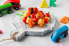 Овощной салатик на шпажке набор - Фото
