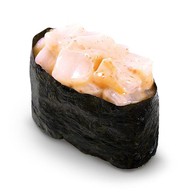 Запечённые суши кальмар Фото