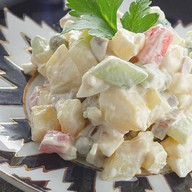 Оливье с курицей Фото