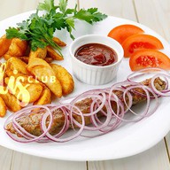 Люля-кебаб с картофельными дольками Фото