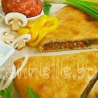 Осетинский пирог с мясом и овощами Фото