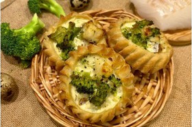 Перепечки с треской и брокколи 8шт - Фото