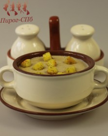 Суп-пюре с грибами - Фото