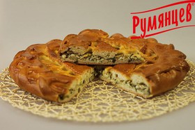 Пирог с яйцом и зеленым луком - Фото