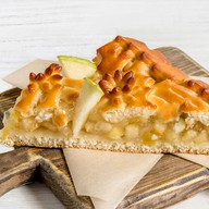 Пирог с яблоком и грушей Фото