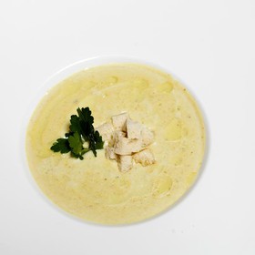 Крем-суп из брокколи с горгондзолой - Фото