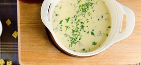 Сырный суп с телятиной и овощами - Фото