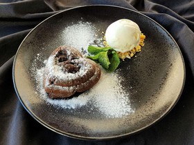 Шоколадный фондан - Фото