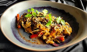 Вок с курицей (рис) - Фото