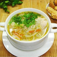 Куриный суп с рисом Фото