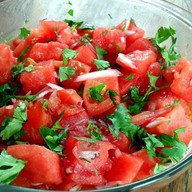 Салат из свежих помидоров Фото
