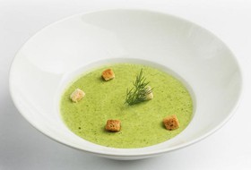 Крем-суп со шпинатом и брокколи - Фото