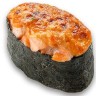 Запеченные суши лосось Фото