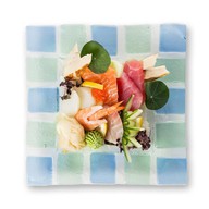 Тираси суши ассорти из морепродуктов Фото