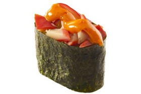 Спайс-суши с моллюском хоккигай - Фото