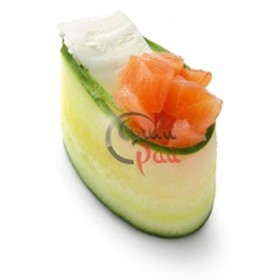Каппа суши копченый лосось + сыр - Фото