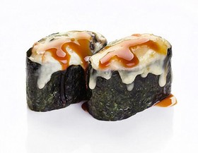 Суши запеченные под сыром - Фото