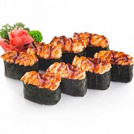 Запеченный суши набор Фото