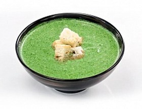 Суп-пюре из шпината - Фото