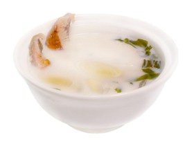 Сливочный суп с креветкой - Фото