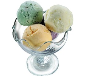 Мороженое пломбир шарик - Фото