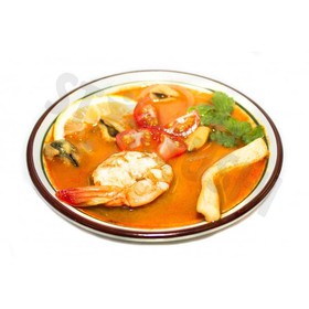 Суп том кха с морепродуктами - Фото