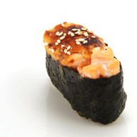 Суши с запеченным лососем Фото