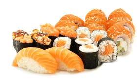 Суши сет лосось - Фото