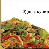 Удон с курицей Фото