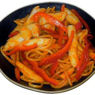 Курица в остром соусе Фото