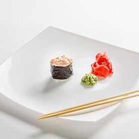 Спайси гункан с лососем - Фото