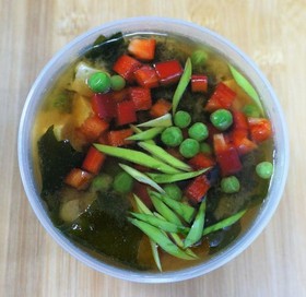 Мисо суп с овощами - Фото