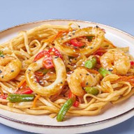 Фунчоза с морепродуктами терияки Фото