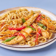 Вок с курицей терияки Фото