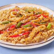 Рис с курицей и овощами Фото