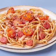 Вок с мясом барбекю Фото